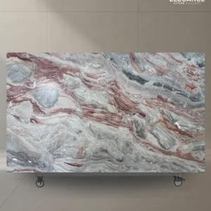 Arabescato Orobico marble slab used for statement kitchen benchtops in Melbourne Australia