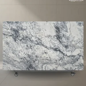 Ash Blanco marble slab used for kitchen benchtops and bathrooms in Melbourne Australia