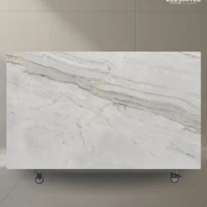 Calacatta Venatina marble slab used for elegant kitchen benchtops in Australia