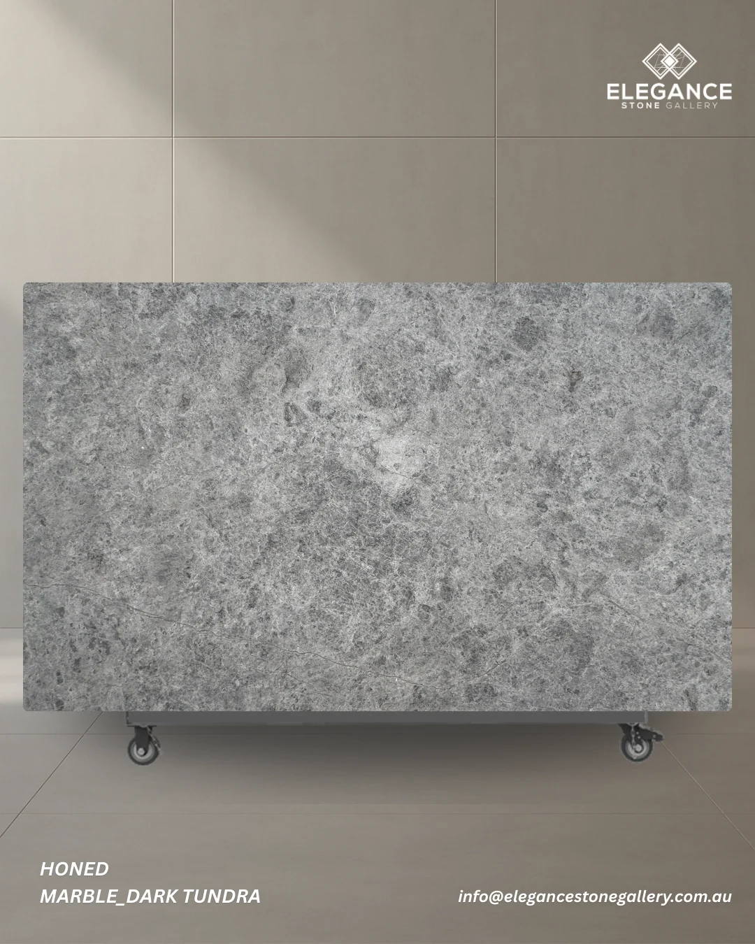 Dark Tundra marble slab used for kitchen benchtops in Melbourne Australia