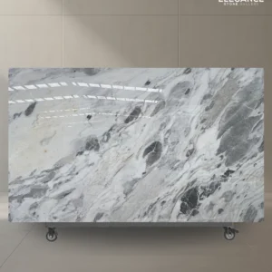 Elegant White marble slab used for kitchen benchtops in Melbourne Australia
