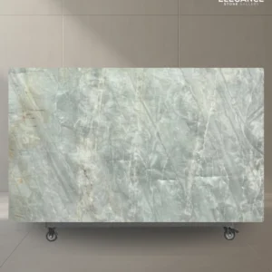 Emerald Green quartzite slab used for feature benchtops and interior renovations in Australia