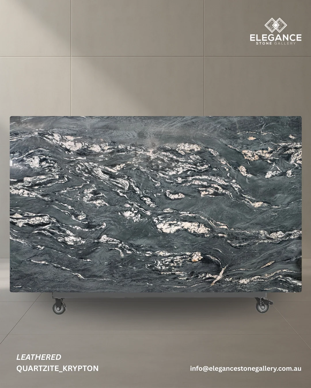 Krypton quartzite slab used for kitchen benchtops and high-use interiors in Australia