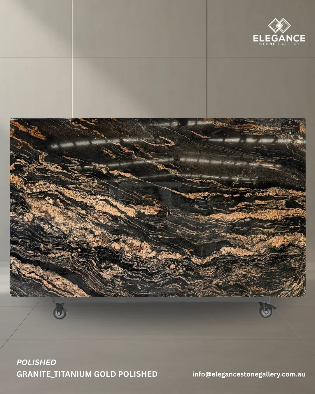 Granite Titanium Gold Polished
