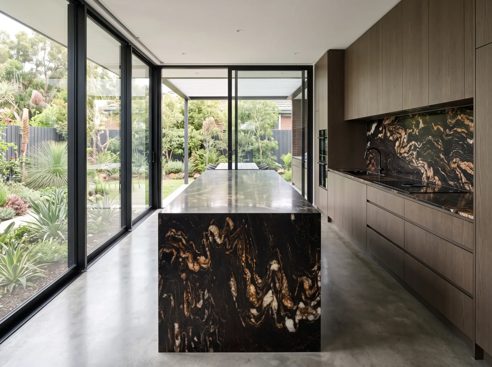 Granite Titanium Leathered