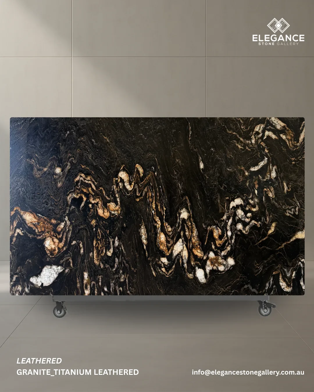 Granite Titanium Leathered